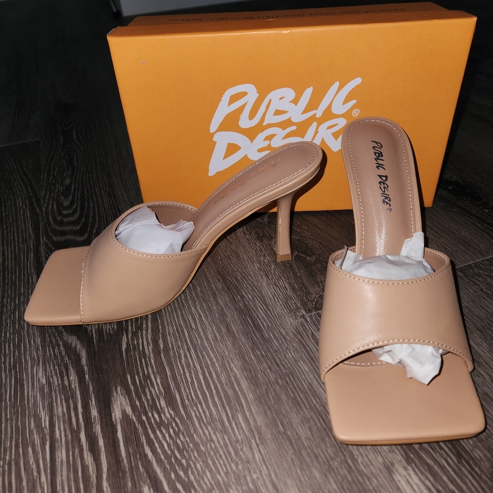 Square Toe Mule Sandal
